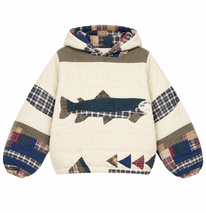 Riverbend Trout Patchwork Hoodies